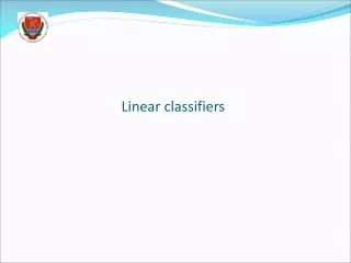Linear classifiers