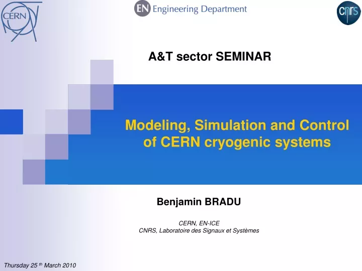 modeling simulation and control of cern cryogenic systems