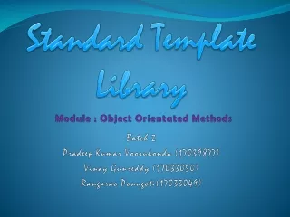 standard template library