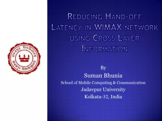 Reducing Hand-off Latency in  WiMAX  network using Cross Layer Information