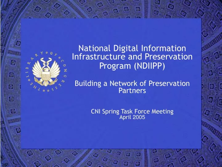 national digital information infrastructure