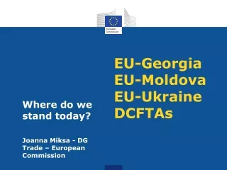 EU-Georgia EU-Moldova  EU-Ukraine DCFTAs