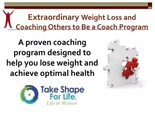 A proven coaching program designed to  help you lose weight and achieve optimal health