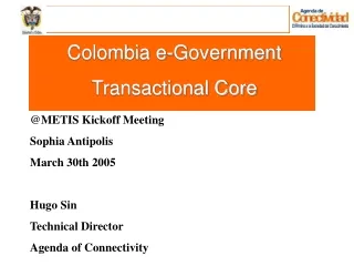 Colombia e-Government Transactional Core