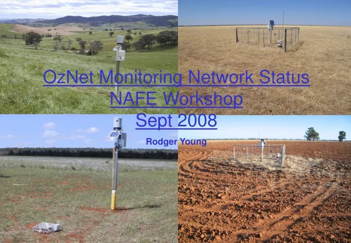 oznet monitoring network status nafe workshop
