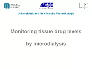 Monitoring tissue drug levels by microdialysis