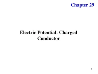 Electric Potential: Charged Conductor