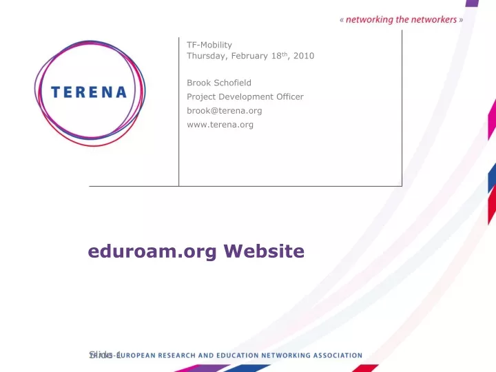eduroam org website