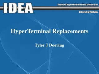 HyperTerminal Replacements
