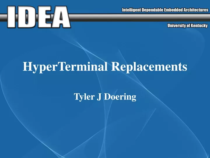 hyperterminal replacements