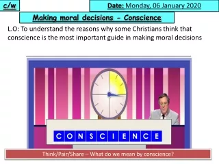 Making moral decisions - Conscience