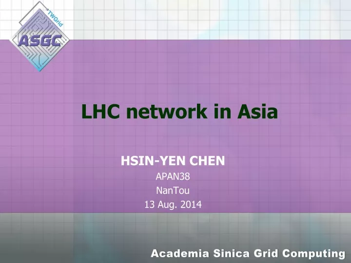 lhc network in asia