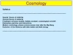 Introduction to Cosmology: The Study of the Universe's Origins and Evolution - slide 1