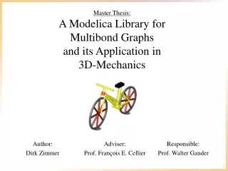 Master Thesis: A  Modelica  Library for  Multibond Graphs and its  Application  in  3D-Mechanics