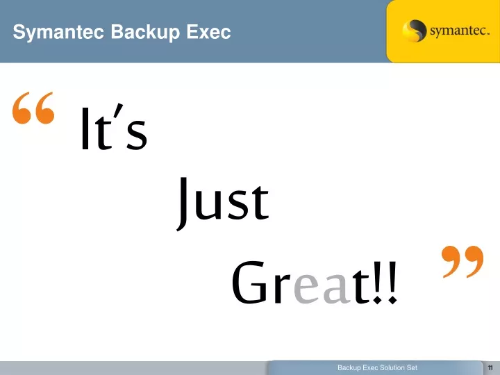 symantec backup exec