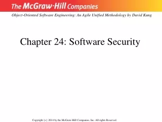 Chapter 24: Software Security