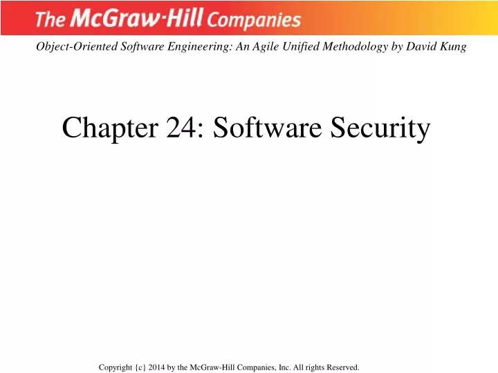 chapter 24 software security