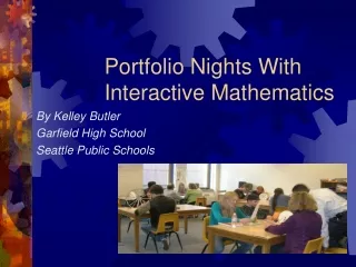 Portfolio Nights With Interactive Mathematics