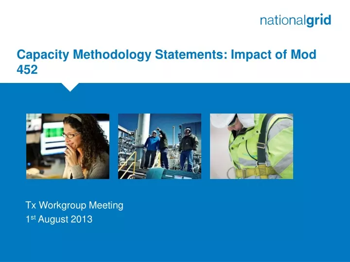 capacity methodology statements impact of mod 452