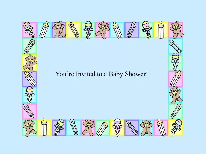 you re invited to a baby shower