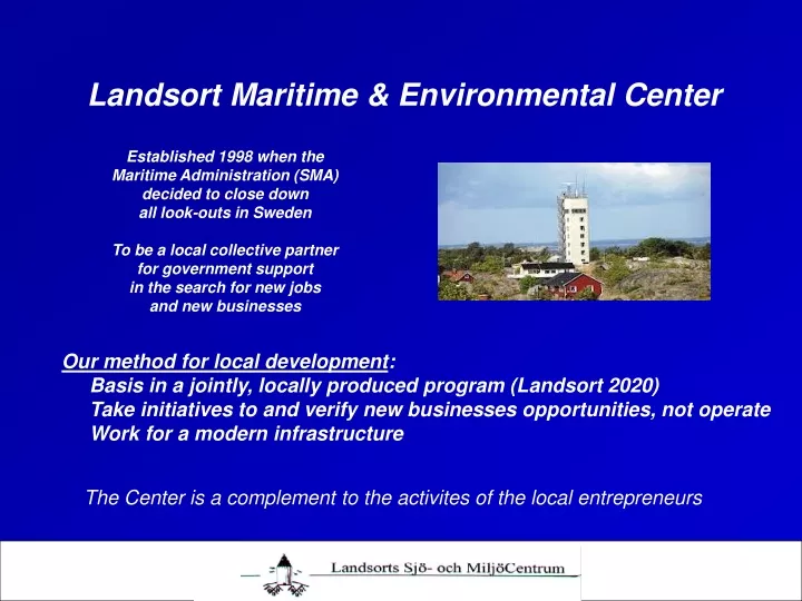 landsort maritime environmental center