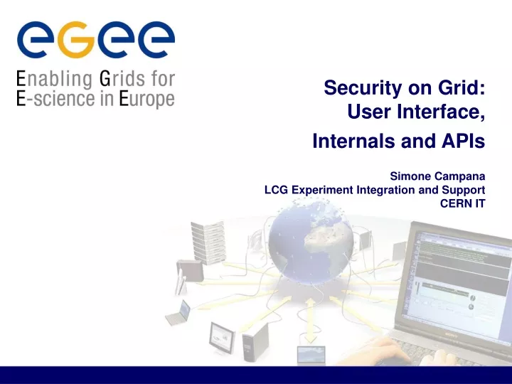 security on grid user interface internals