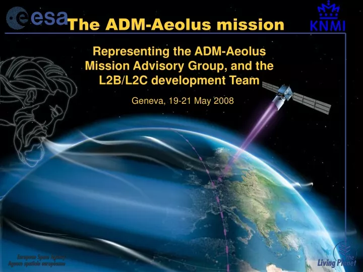 the adm aeolus mission