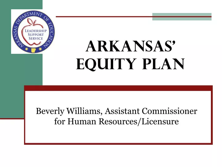 arkansas equity plan