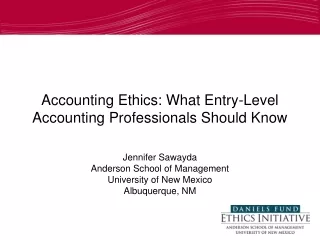 Accounting Ethics: What Entry-Level Accounting Professionals Should Know