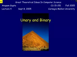 Unary and Binary