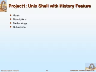 Project1: Unix Shell with History Feature