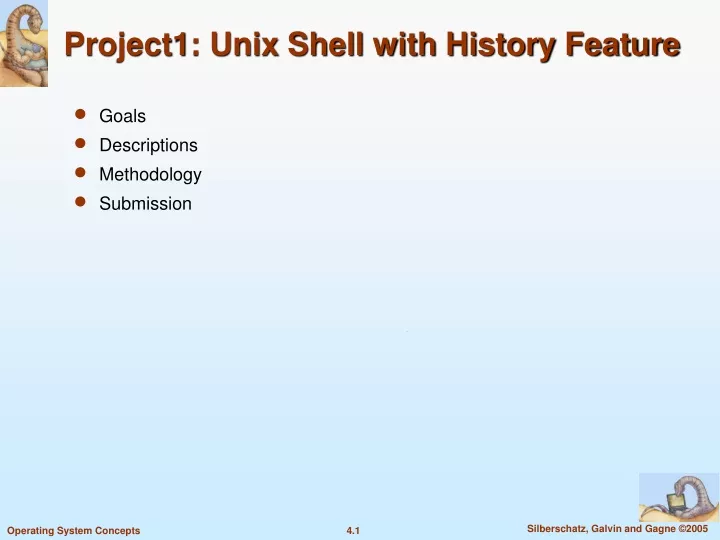 project1 unix shell with history feature