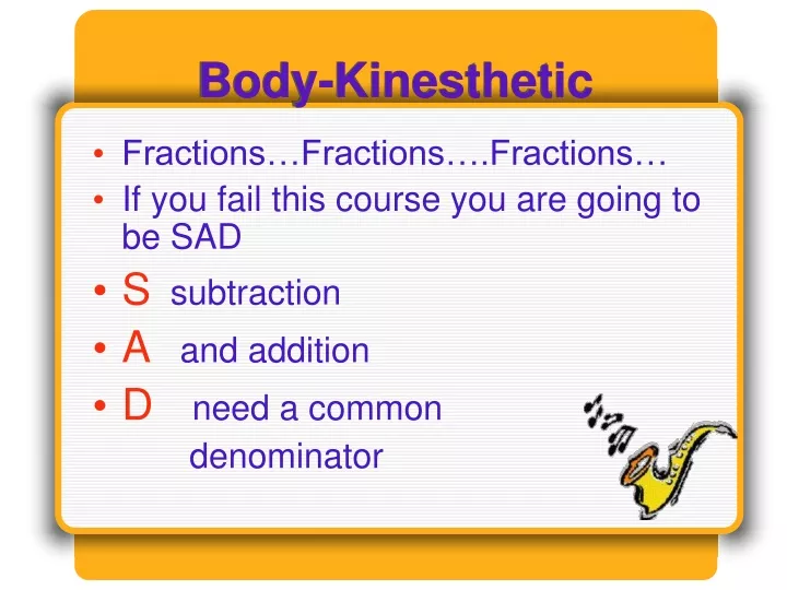 body kinesthetic
