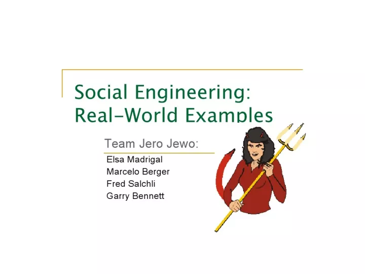 social engineering