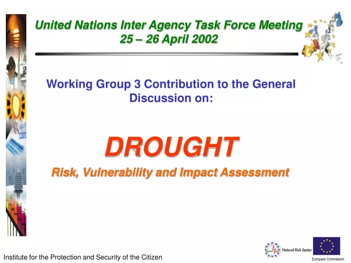 working group 3 contribution to the general discussion on