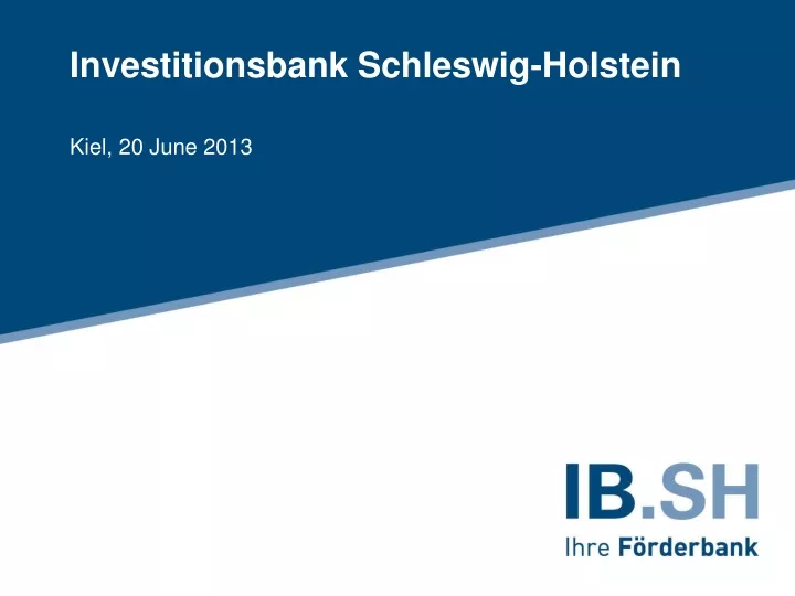 investitionsbank schleswig holstein