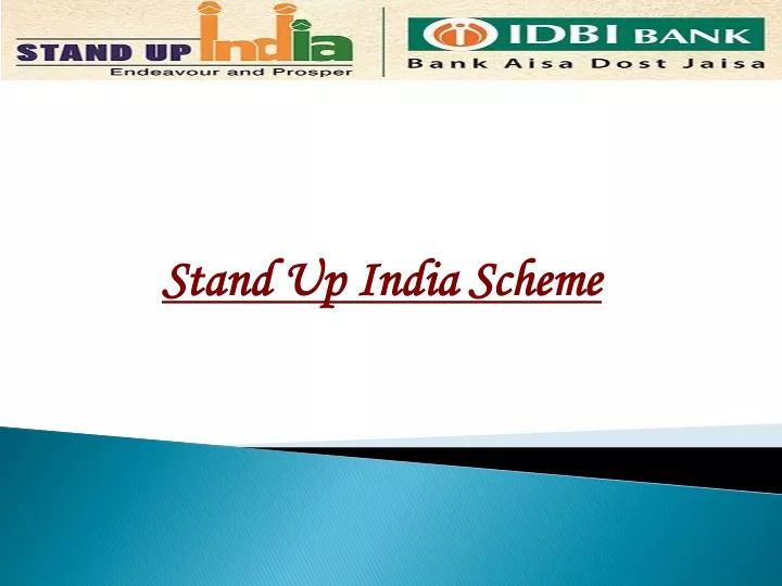 stand up india scheme