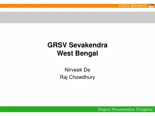 GRSV Sevakendra  West Bengal