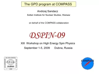 The GPD program at COMPASS