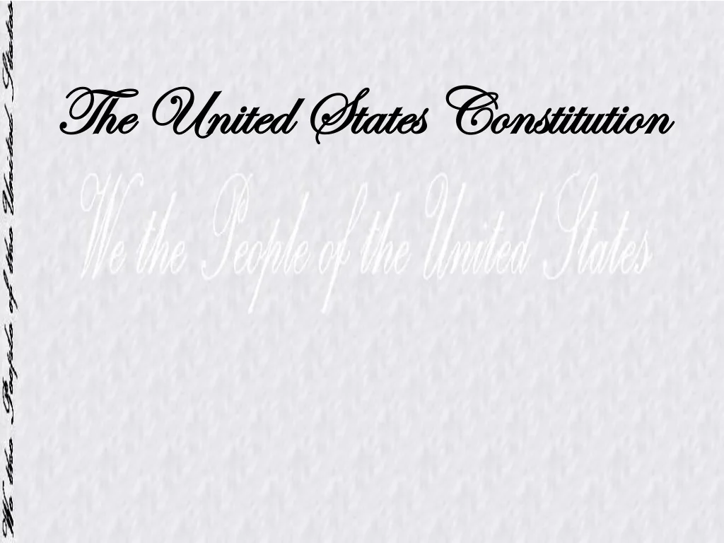 PPT - The United States Constitution PowerPoint Presentation, free ...