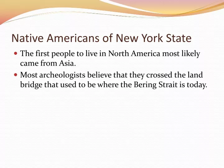 native americans of new york state