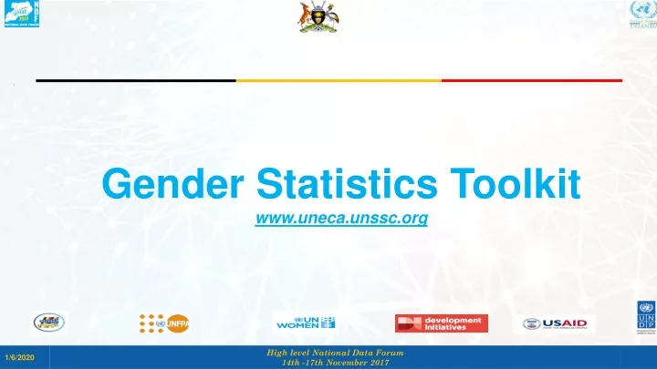 gender statistics toolkit www uneca unssc org