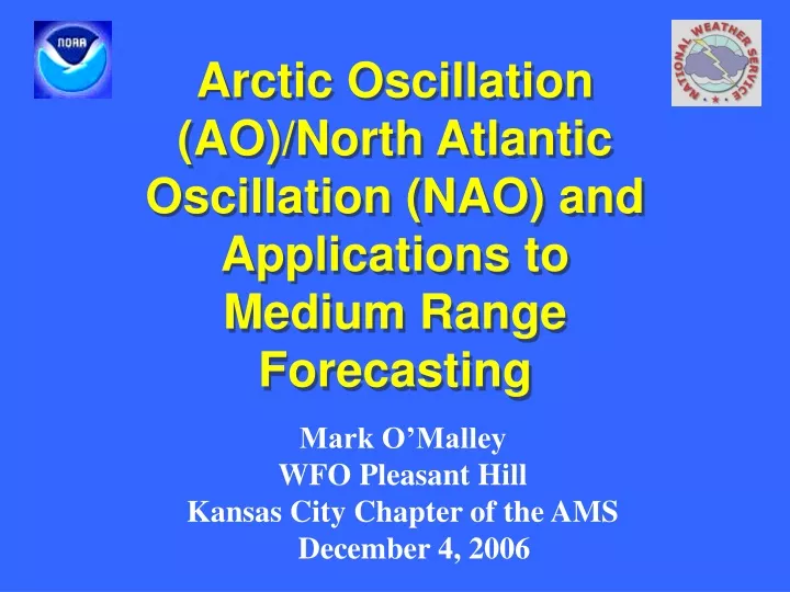 arctic oscillation ao north atlantic oscillation