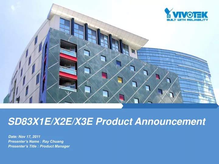 sd83x1e x2e x3e product announcement