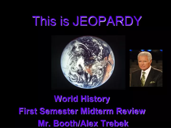 this is jeopardy