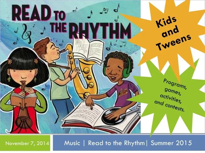 music read to the rhythm summer 2015