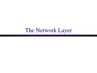 The Network Layer