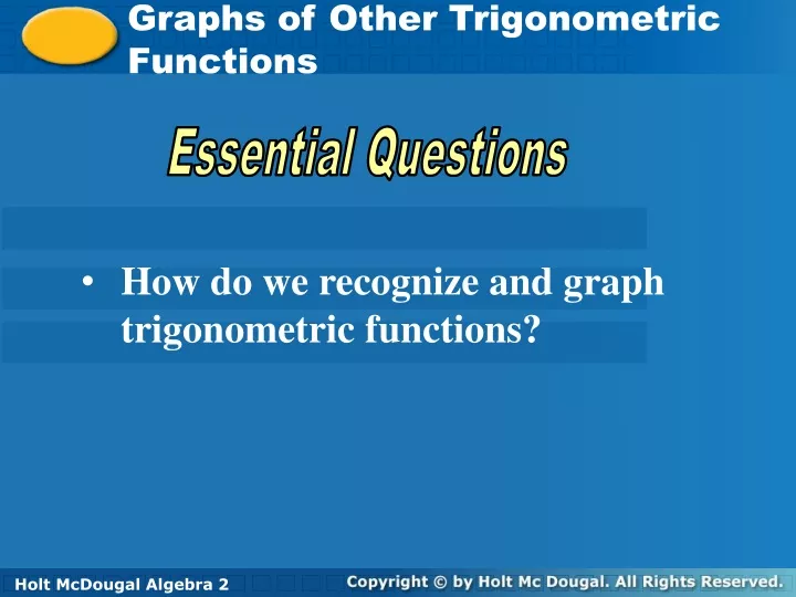 graphs of other trigonometric functions