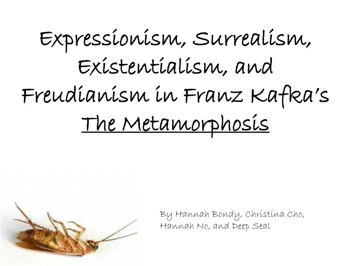 expressionism surrealism existentialism