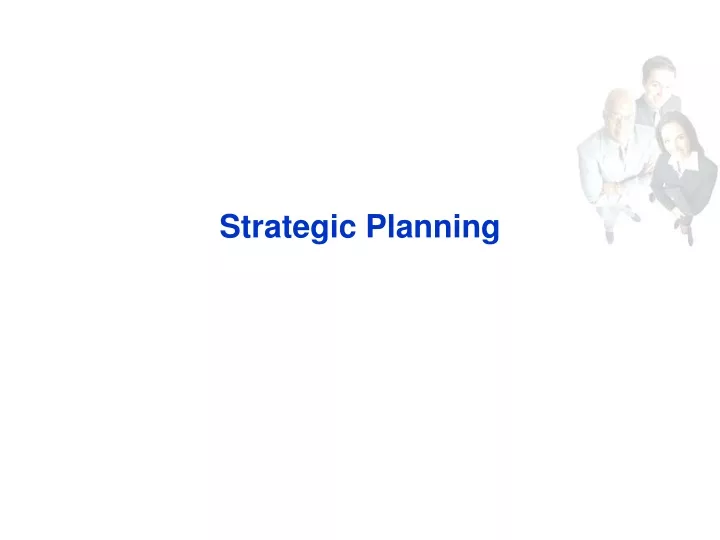 strategic planning